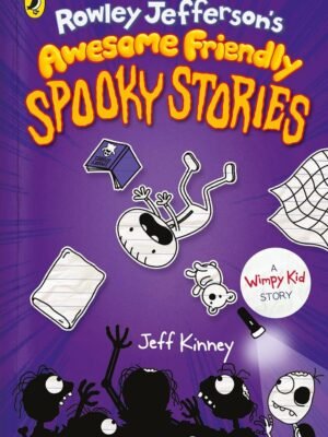 Scare yourself silly with Rowley Jefferson's Awesome Friendly Spooky Stories by Jeff Kinney, the #1 international bestselling author of Diary of a Wimpy Kid! Grab a flashlight, crawl under the covers, and dive into the twisted, unexpectedly hilarious world of Rowley Jefferson's imagination. You'll meet zombies, vampires, ghosts, and much more in these comically terrifying tales. Rowley's spooky stories might leave you laughing, but beware-you could end up sleeping with the lights on!